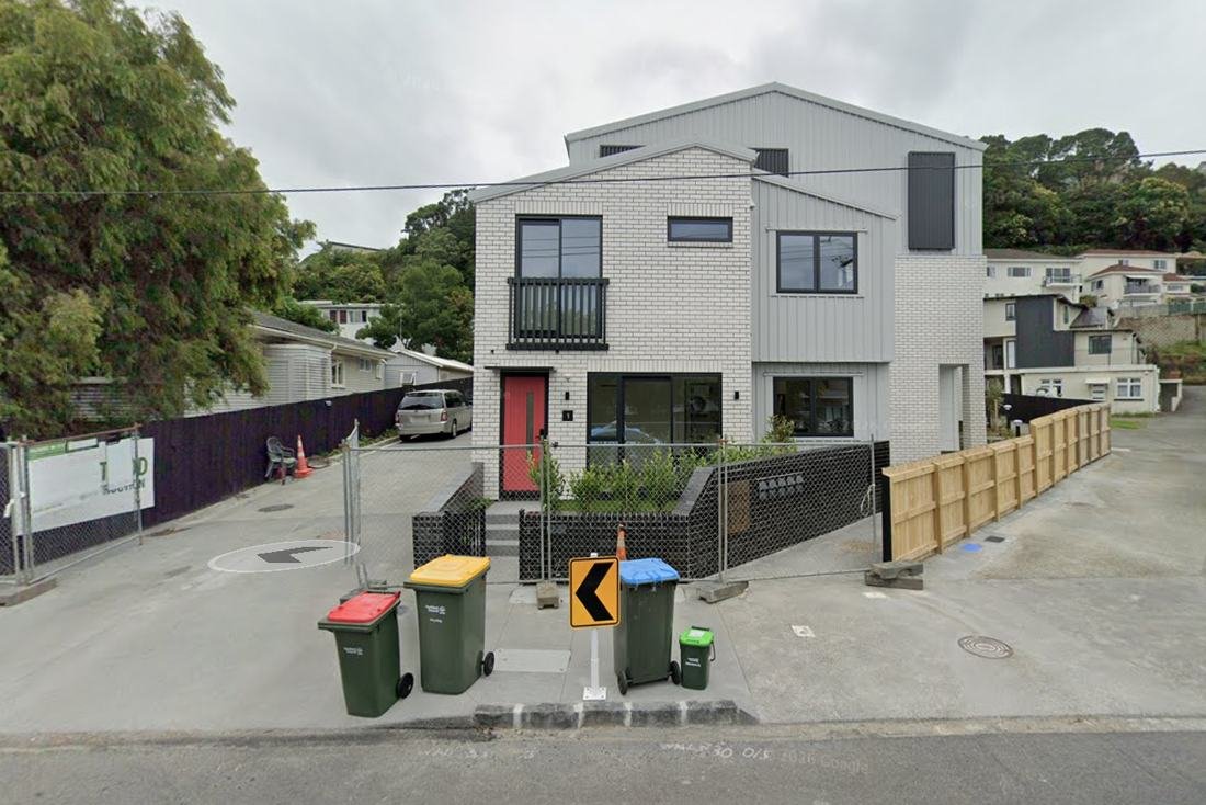 Completed townhouse development of the kind that needs compliance certificates